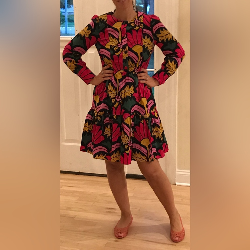 J.crew colorful dress, great condition